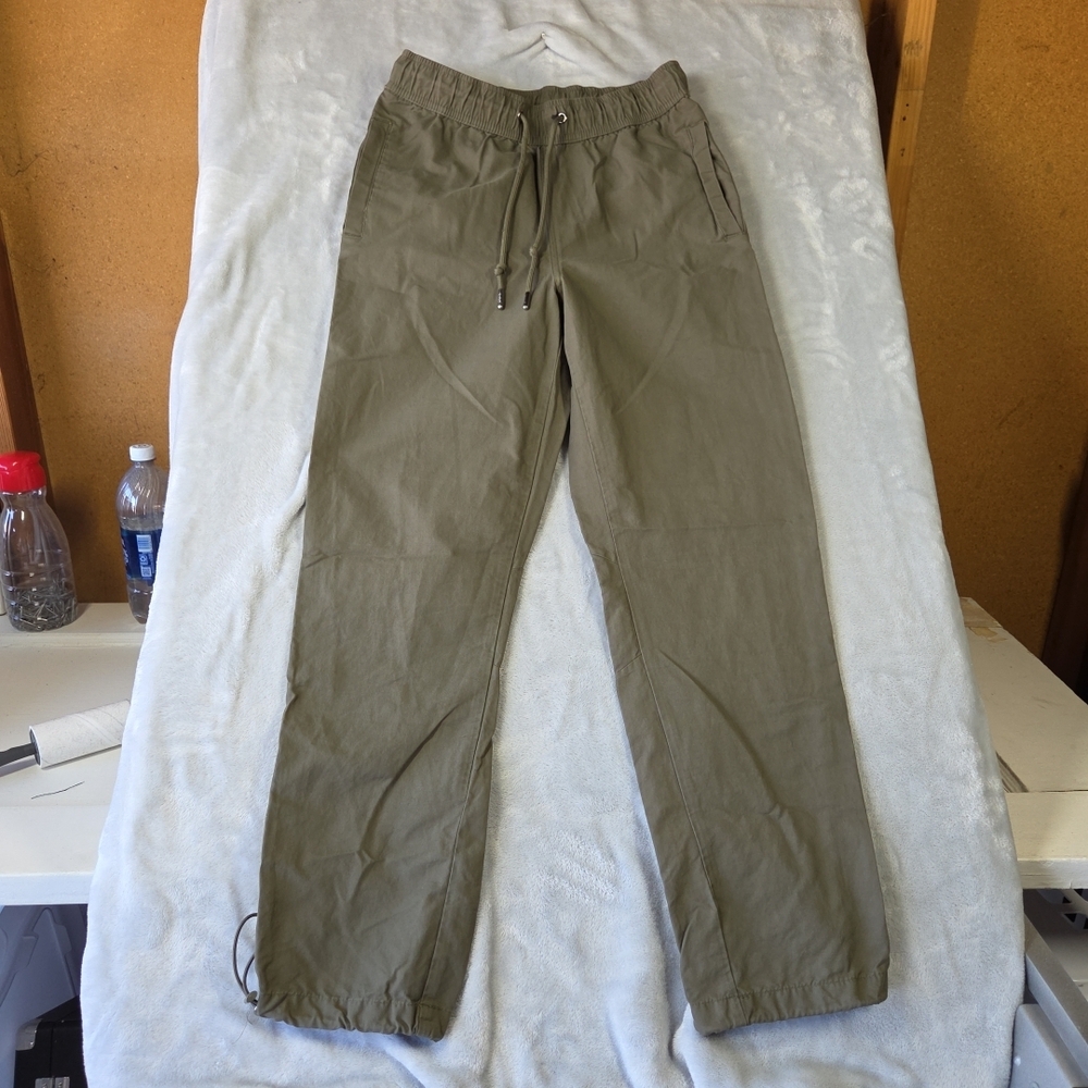 CSG NWOT Jogger Pants Sz S/P 28" Elastic Waist  27" Inseam Ankle Adjusts 0837